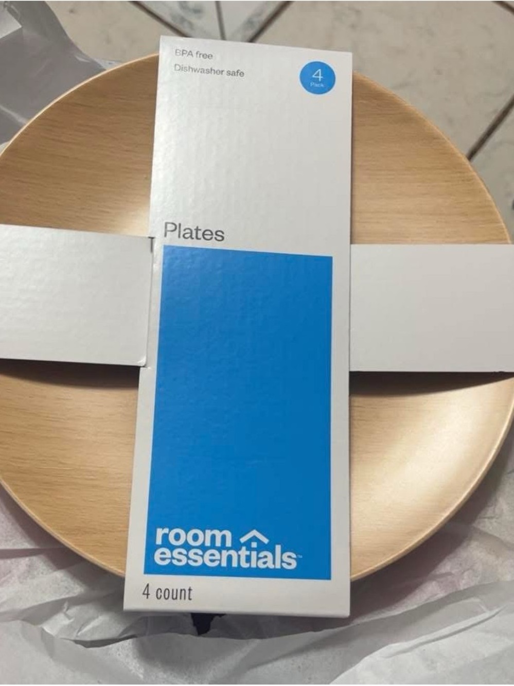 Target Beige Eco-Friendly Disposable Plates